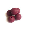 12мм (винний) кругла, силіконова намистина, фото 2