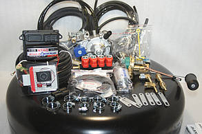 Комплект ГБО 4 покоління Stag Qbox Plus/Tomasetto/форсунки Stag W 01 з балоном під запаску