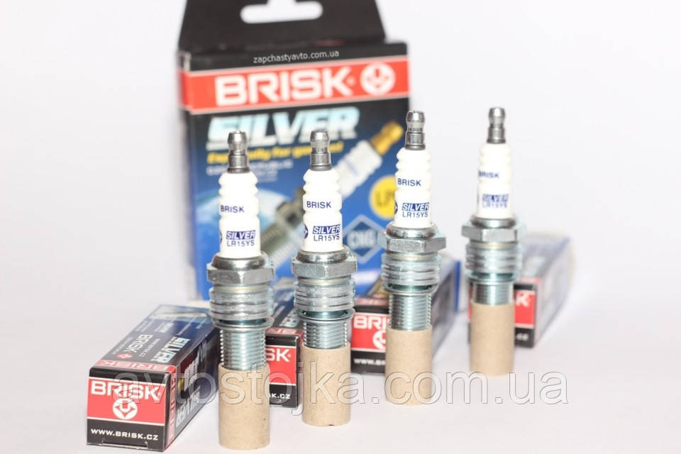 Свічка запалювання LPG "під газ" Samand 1.8(XU7) (Саманд) BRISK Silver (Чехія)