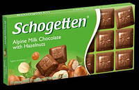 Шоколад Schogetten Alpine with Milk Hazelnuts (Шогеттен Альпійське молоко з фундуком)