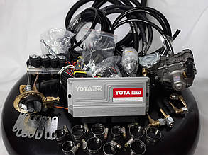 Комплект ГБО 4 поколения Yota Red/Tomasetto Alaska/форсунки Stag W 01 з баллоном под запаску