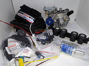 Міні комплект Stag QBox Basic/редуктор Tomasetto Nordic/форсунки AEB