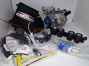 Мини комплект Stag QBox Plus/редуктор Tomasetto Nordic/форсунки AEB