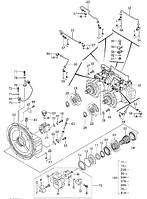 Запасні частини основного гідронасоса HPV145 (Hitachi 9195242, 9207291, 9257309, 9260886)