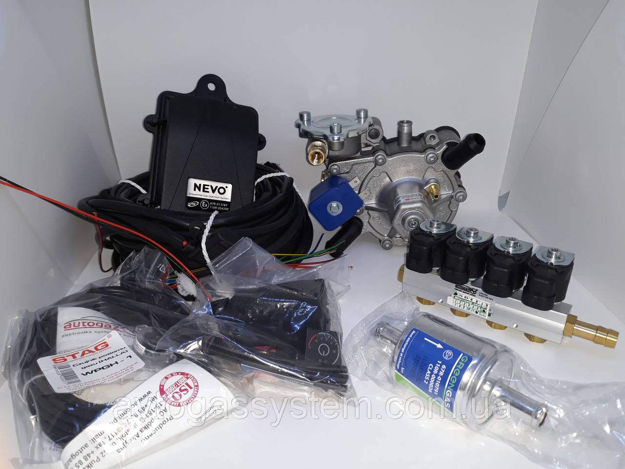 Міні комплект KME Nevo/редуктор Tomasetto Nordic/форсунки Stag W 01, фото 1