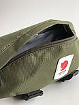 Поясна сумка Kanken Fjällräven Ulvo Hip Pack Medium хакі. Живе фото (топ ААА+), фото 6