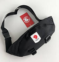 Поясная сумка Kanken Fjällräven Ulvo Hip Pack Medium черный. Живое фото (топ ААА+)