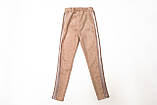 Легінси для дівчинки підлітка замшеві SmileTime New Look, бежевий, фото 4