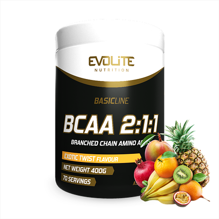 Амінокислоти Evolite Nutrition BCAA 2:1:1 70 порц., фото 1