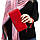 Гаманець жіночий шкіряний на блискавці Kafa з блокуванням RFID-сигналів червоний, фото 10