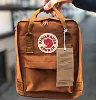 Рюкзак Канкен Fjallraven Kanken mini Orange 7л. Живое фото. Премиум топ