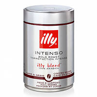 Кава в зернах illy Intenso Dark 250 гр з/б Італія Іллі Інтензо темної обсмажування