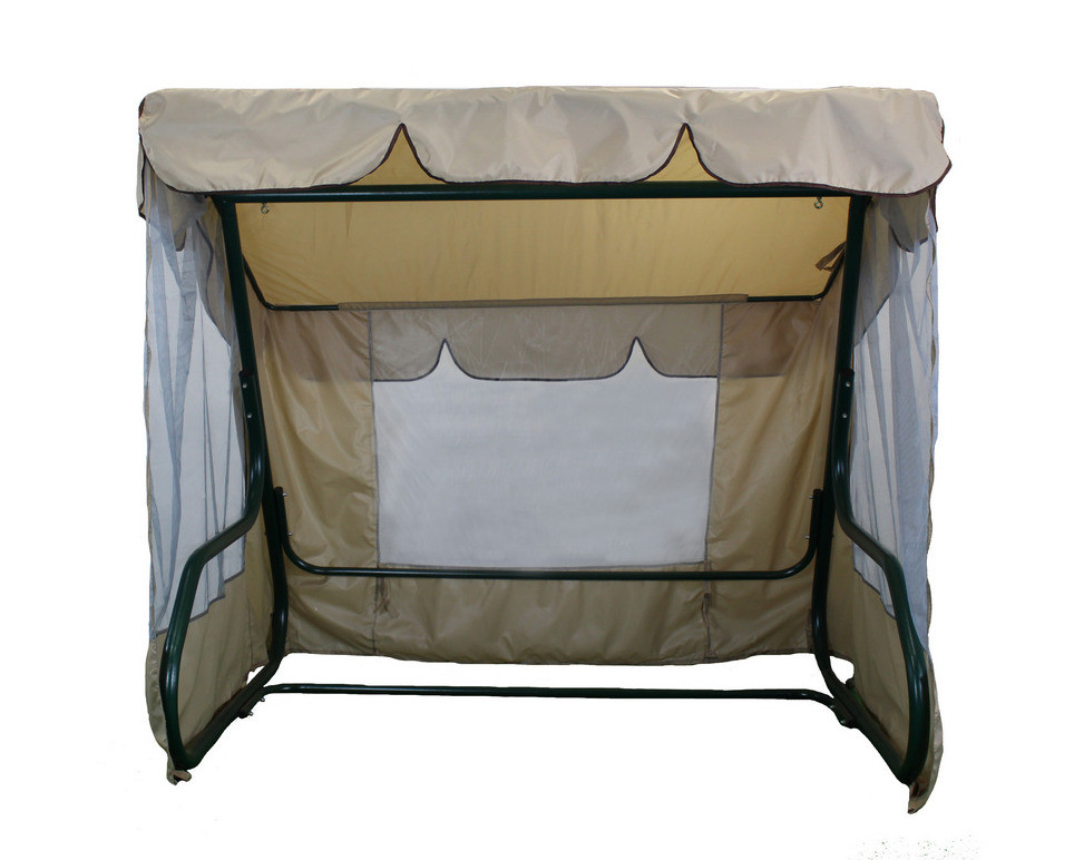 Тент із москітною сіткою для садової гойдалки Барна, Брауні GreenGard ТС-003