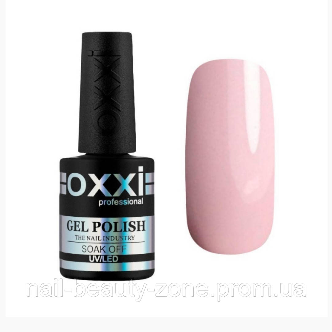 №34 Гель-лак OXXI Professional (Блідий персиково - рожевий, емаль) 10 мл