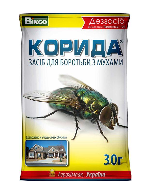 Засіб проти мух Корида 30 г Агрохімпак Україна