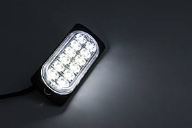 Сигнальні LED WARNING LIGHT/12LED/18 Режимів/Білий/10v-30v