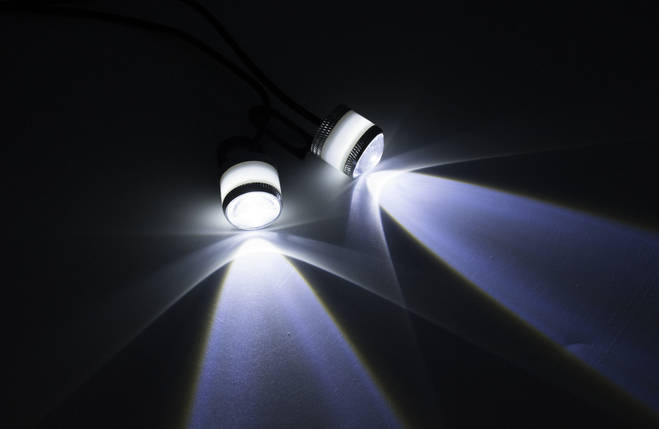 Стробоскопи ангельські оченята LED MY-101 - 2 EYEs ( Білі ) / 2шт, фото 1