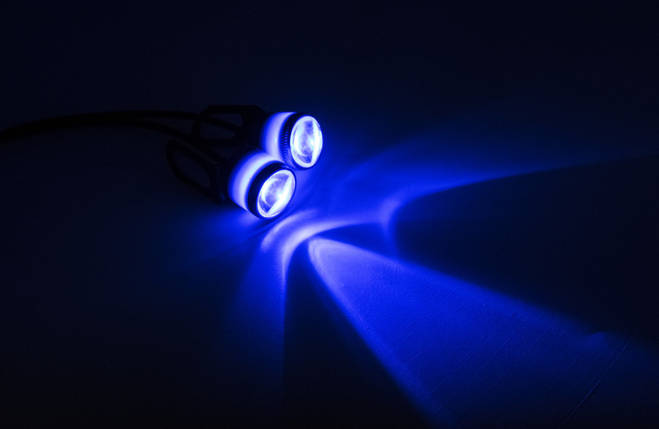 Стробоскопи ангельські оченята LED MY-101 - 2 EYEs ( Сині ) / 2шт, фото 2