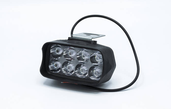 Світлодіодна фара з функцією стробоскопа "Car/Motolcyle" 8 LED-F / 1шт, фото 2