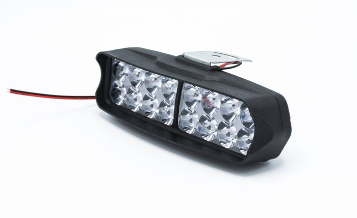 Світлодіодна фара з функцією стробоскопа "Car/Motolcyle" 16 LED-F / 1шт, фото 3