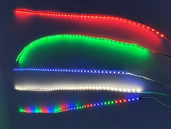 Стрічка 45см, Стрічка діодна коричнева 45см / RGB, фото 3
