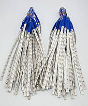 Стрічка 30см, Стрічка діодна біла з 3м скотчем 30см / СИНІЙ динамічна