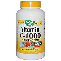 Витамин С (аскорбиновая кислота), Vitamin C-1000, Nature's Way, 250 капс.