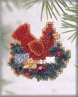 Набор для вышивания "Christmas Nest//Рождественское гнездо" Mill Hill h110