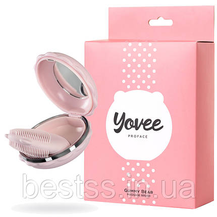 Масажер для обличчя Yovee Gummy Bear, рожевий, фото 1