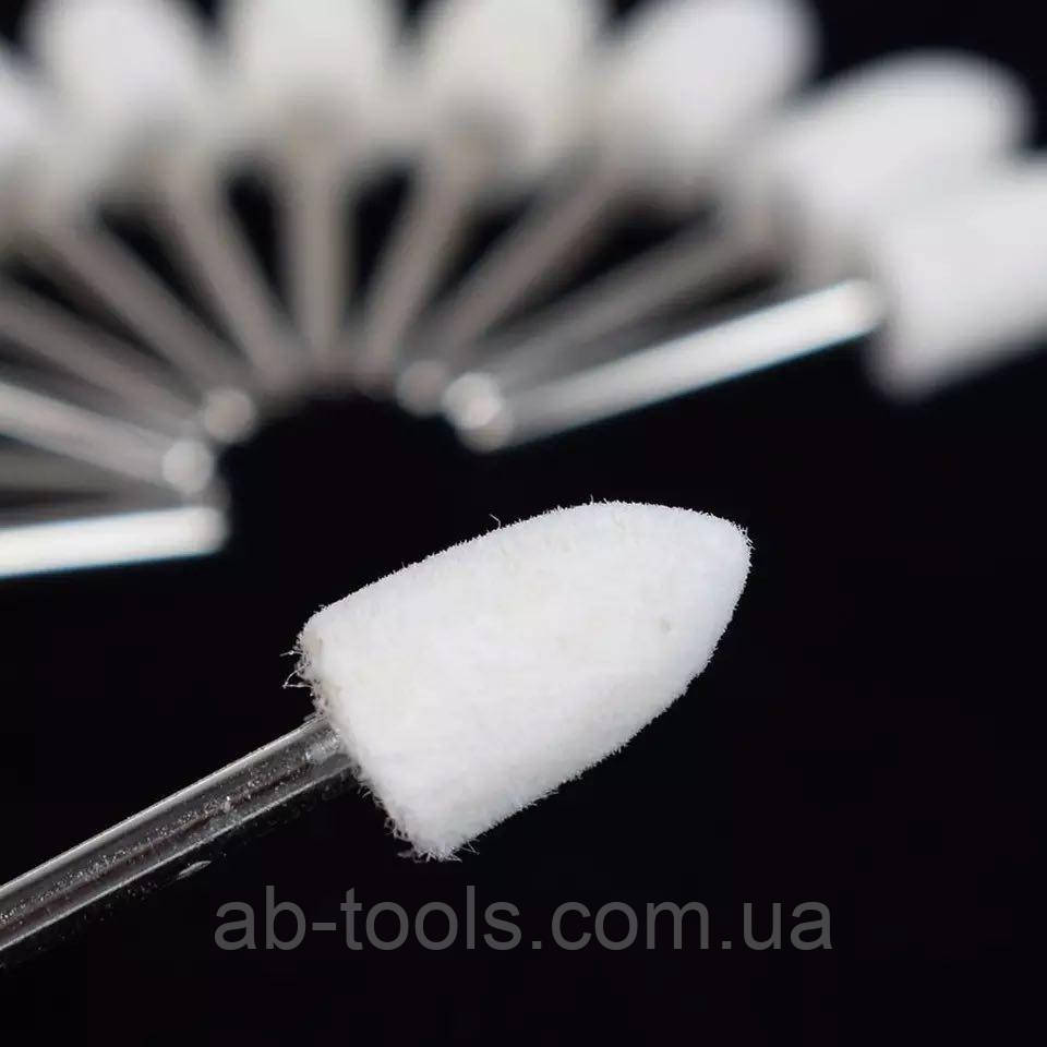 Насадка фетр 6/15/3 полірувальна конус, фото 1