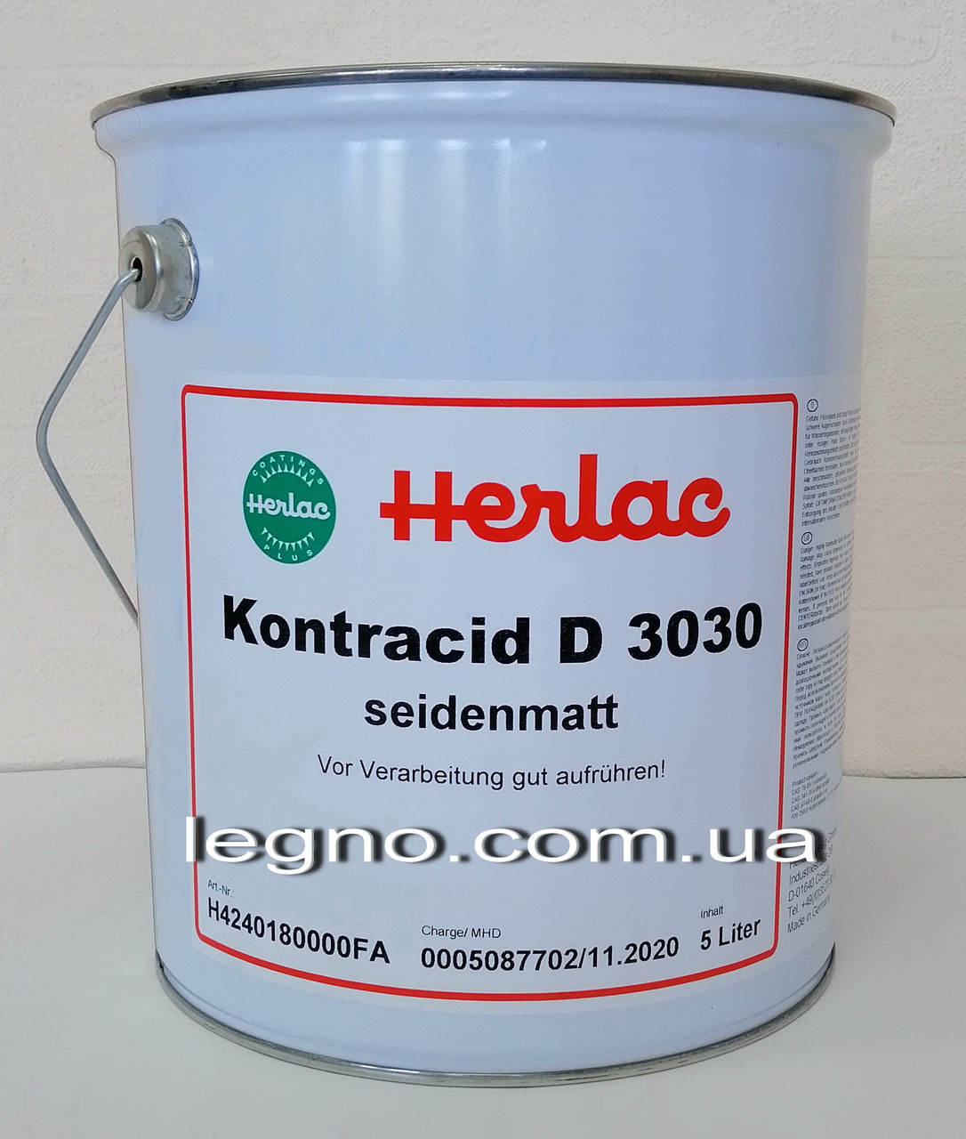 Лак "Герлак" Д3030 Контрацид, ш/м, поліуретановий, (каністра 5 л) - Німеччина