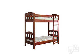 Ліжко дерев'яна двох-ярусна Капітошка