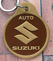 Автобрелок з шкіри Suzuki Сузукі брелок для ключів