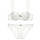 Комплект спідньої білизни Simple в стилі Victoria's Secret з мереживом білий, фото 4