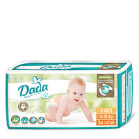 Подгузники памперсы дада Dada Extra Soft 3 Maxi (4-9 кг), 54 шт