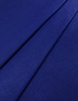 Коттон (ш. 150 см.)\электрик\ классический синий\ для брюк, костюмов летних, юбок, комбезов.