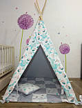 Вігвам Ведмедика м'ятні, повний комплект, дитячий ігровий намет", фото 2