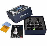 LED Лампи для автомобільних фар X3 H7 6000Lm 6500K Світлодіодні лампочки для авто h7, фото 10