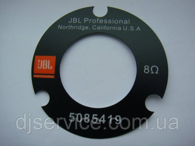 Наклейка 77mm на динамік JBL, фото 1