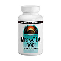 Масло огуречника (Mega-GLA 300), Source Naturals, 60 капсул