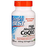 Коэнзим Q10, Doctors Best, 600 мг, 60 жидких капсул