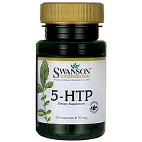 5-Гідрокситриптофан, 5-HTP, Swanson, 50 мг, 60 капсул