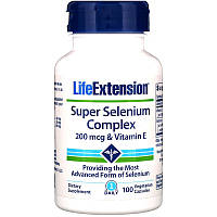 Витамин Е с селеном, Life Extension, 100 капсул