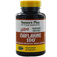 Соевые Изофлавоны 100, Ultra Isoflavone 100, Nature's Plus, 60 таблеток