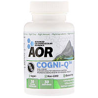 Advanced Orthomolecular Research AOR, Cogni-Q, PQQ + CoQ10, 30 Vegan Capsules