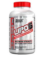 Жиросжигатель Nutrex Research Lipo-6, 120 жидких капсул
