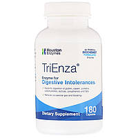 Пищеварительные ферменты, TriEnza with DPP IV Activity, Houston Enzymes, 180 капсул