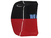 TM-224-BR Черно-красная модель капота - BIG SIZE car hood model with half BLACK and half RED paint