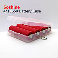 Контейнер Soshine для аккумуляторов 4x18650 (8x16340/CR123)