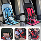 Multi Function Car Cushion Дитяче Автокрісло безкаркасне 9-18 кг (1-6 років), дитяче автокрісло червоне, фото 6
